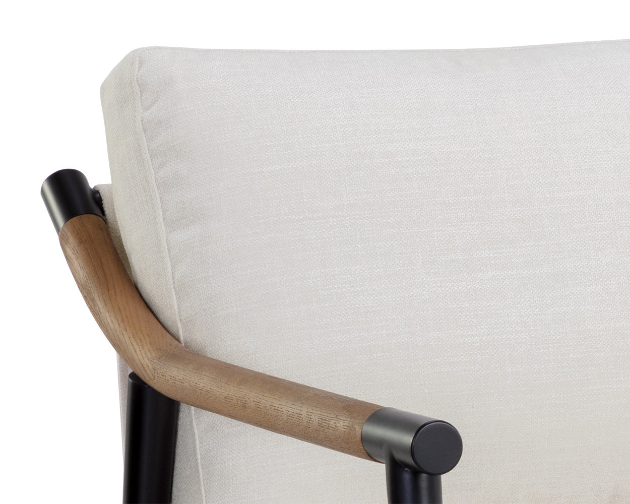 NAHLA MEADOW ARMCHAIR - HEATHER IVORY TWEED