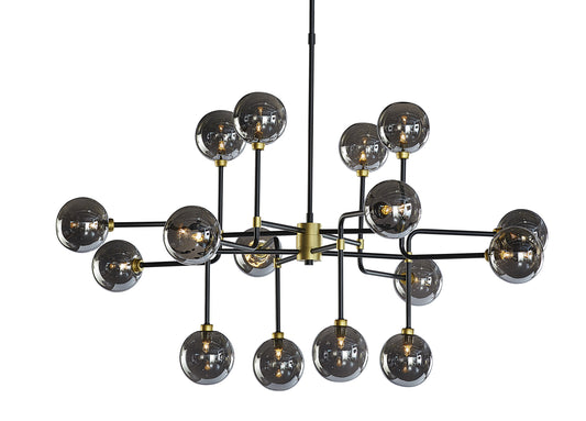 NAHLA DEIMOS CHANDELIER - LARGE - SMOKE GREY