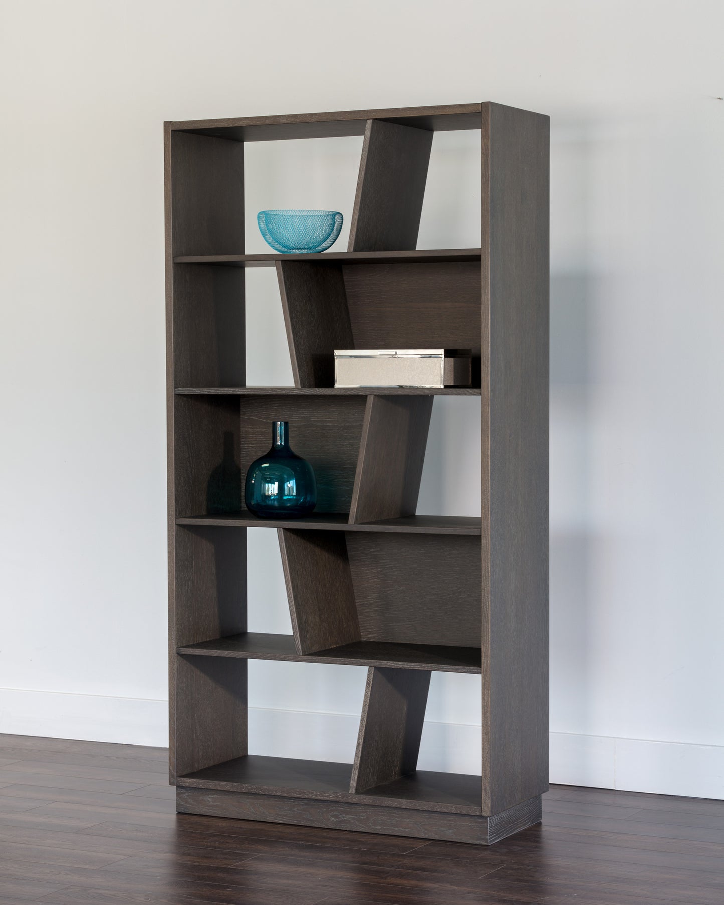 NAHLA JUDE BOOKCASE - CHARCOAL GREY