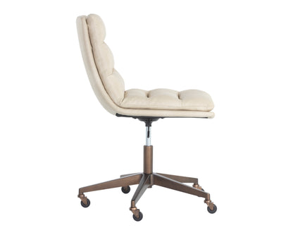 NAHLA STINSON OFFICE CHAIR - BRAVO CREAM