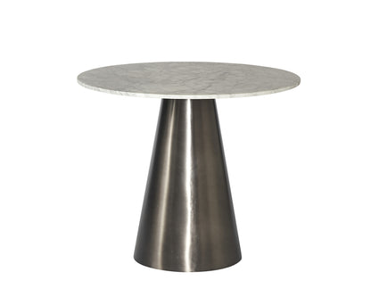 NAHLA DAMON BISTRO TABLE - GUNMETAL - 35.5"