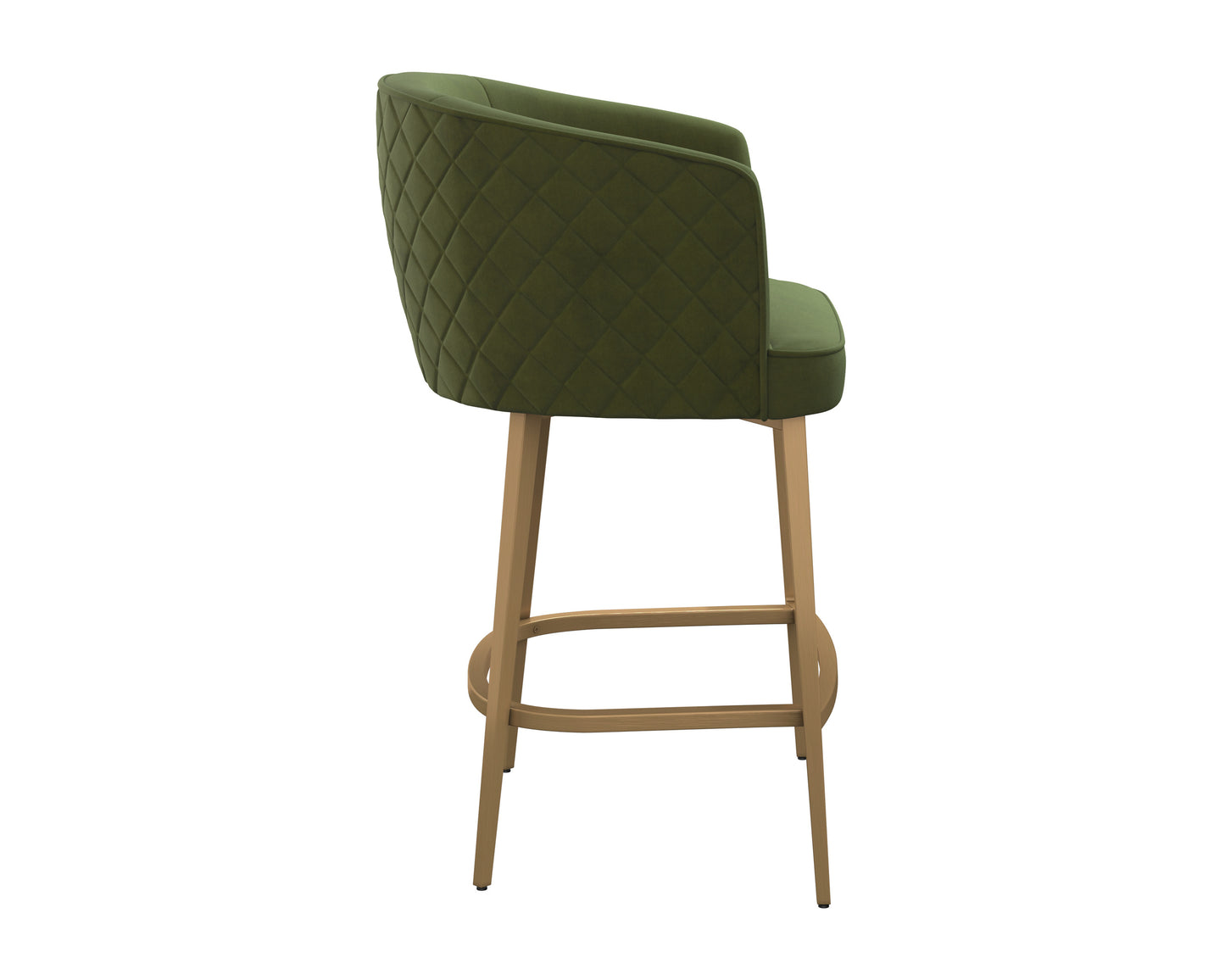 NAHLA CORNELLA DINING ARMCHAIR - FOREST GREEN