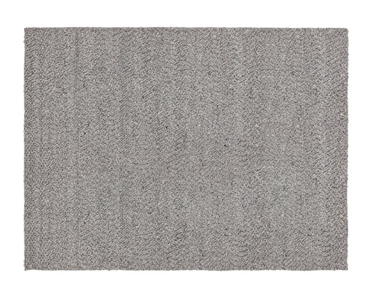 NAHLA UMEA HAND-WOVEN RUG - SILVER - 9' X 12'