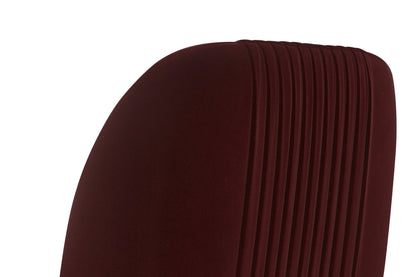 NAHLA NEVIN DINING CHAIR - MERLOT