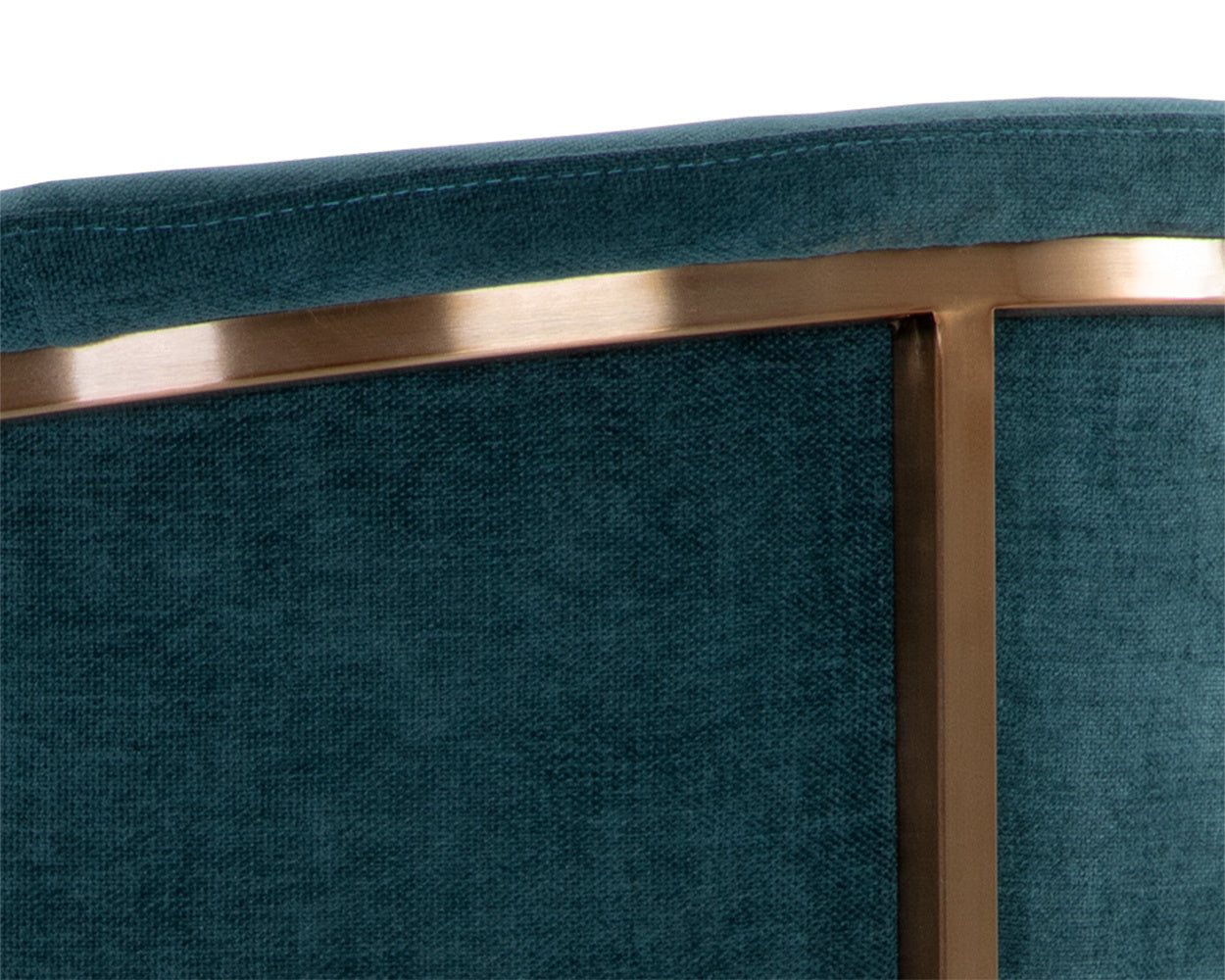 NAHLA MARRIS DINING ARMCHAIR - GOLD - DANNY TEAL