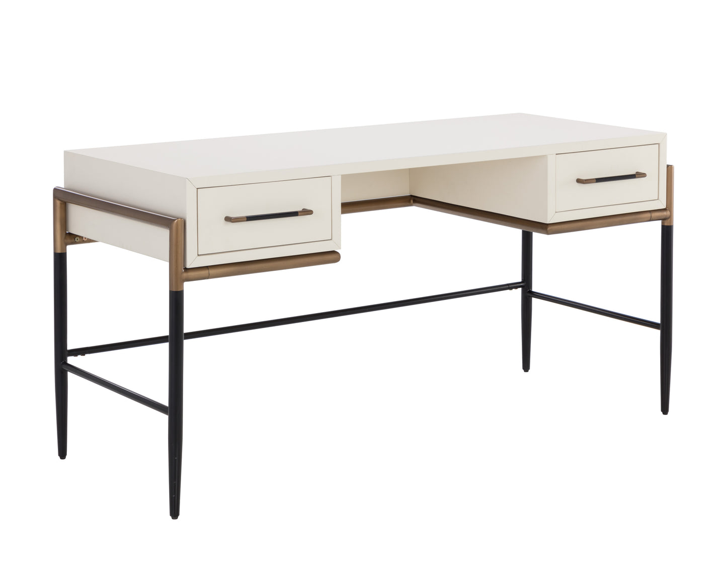 NAHLA WELDRICK DESK - OYSTER