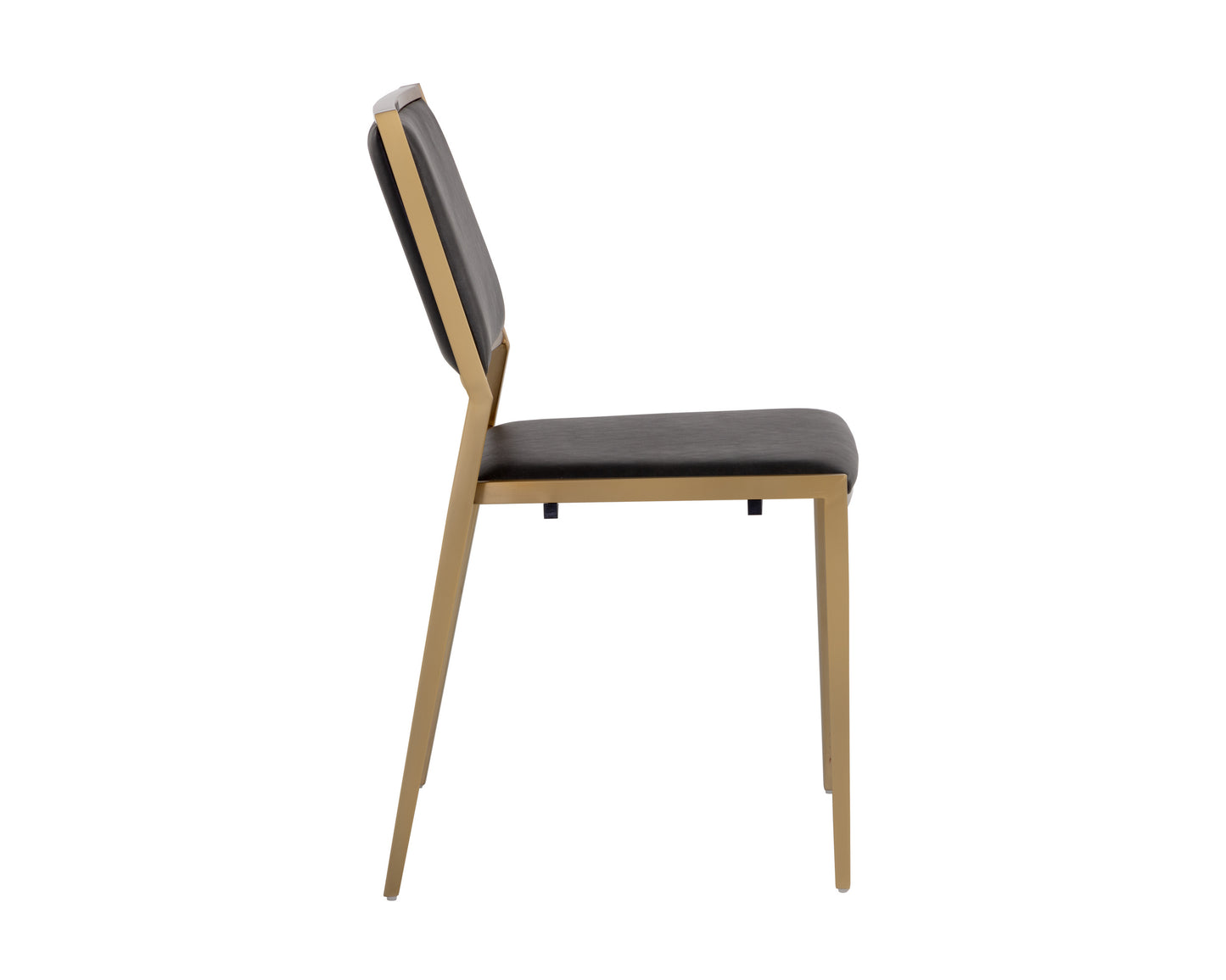 NAHLA ODILIA STACKABLE DINING CHAIR - BRAVO PORTABELLA