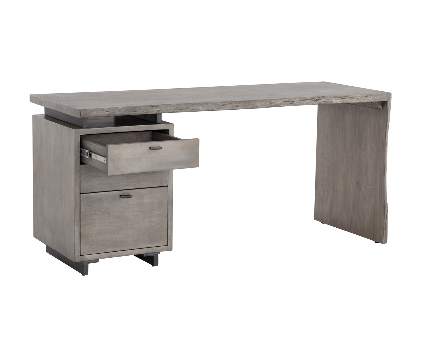 NAHLA LEWIS DESK - GREY