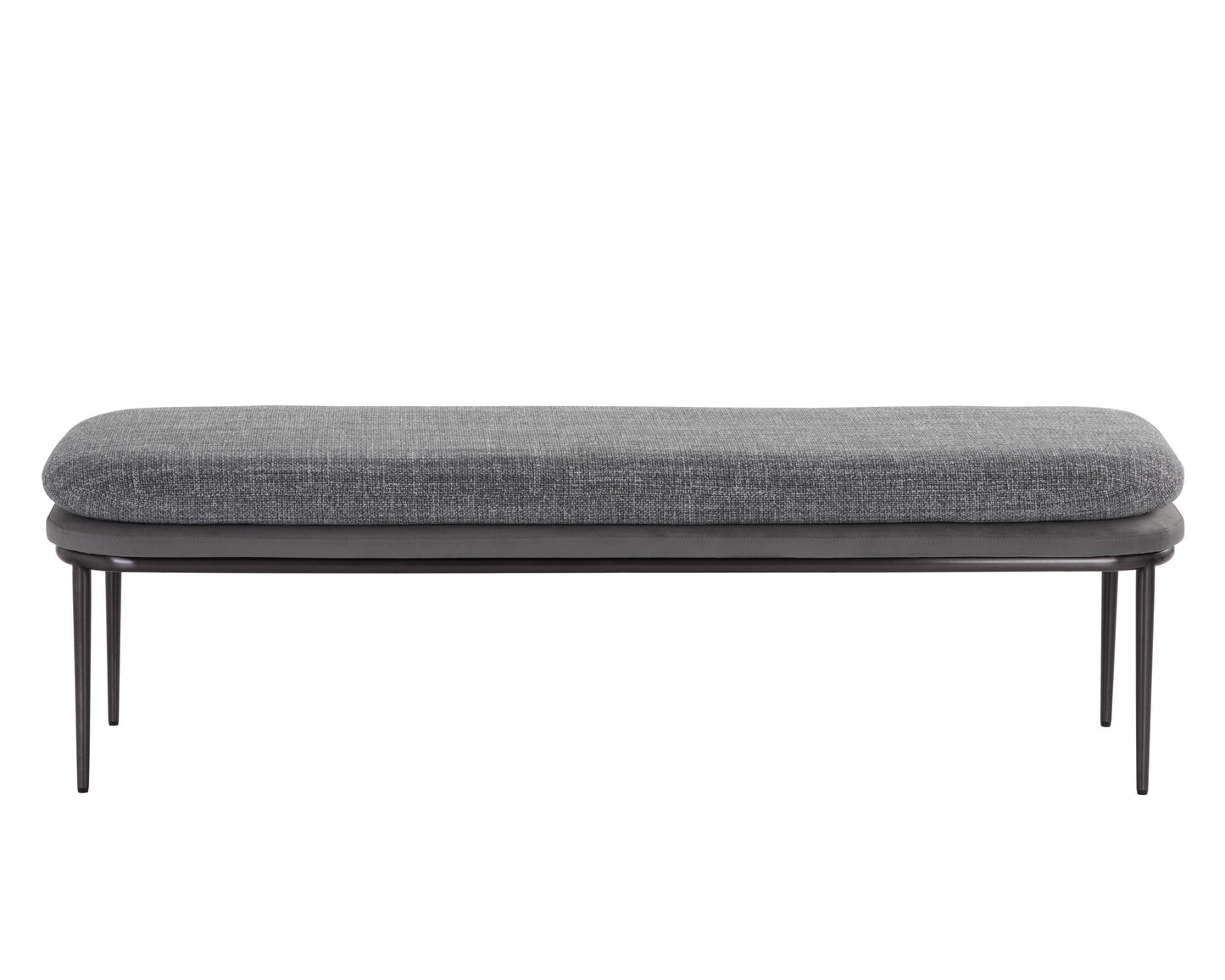 NAHLA KOFFI BENCH - GUNMETAL - CHACHA GREY / ANTONIO CHARCOAL