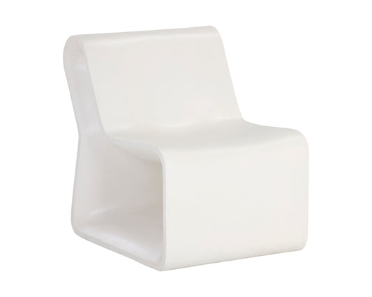 NAHLA ODYSSEY LOUNGE CHAIR - WHITE