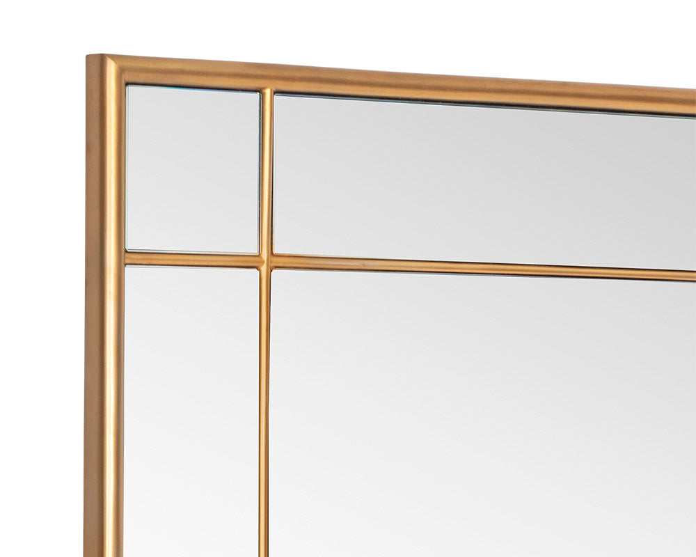 NAHLA PASADENA WALL MIRROR - BRASS