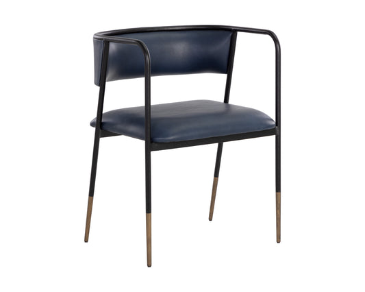 NAHLA BRENAN DINING ARMCHAIR - BRAVO ADMIRAL