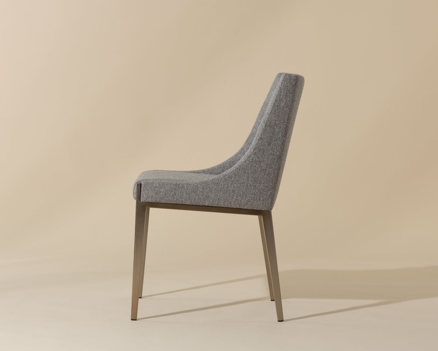 NAHLA DIONNE DINING CHAIR - MONUMENT PEBBLE