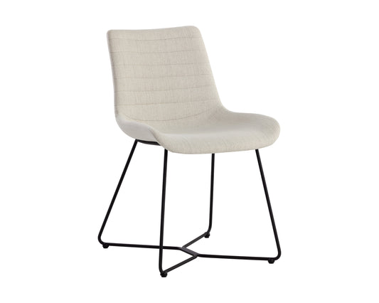 NAHLA GRACEN DINING CHAIR - MINA IVORY