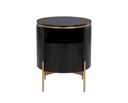 NAHLA PALOMA END TABLE - BLACK