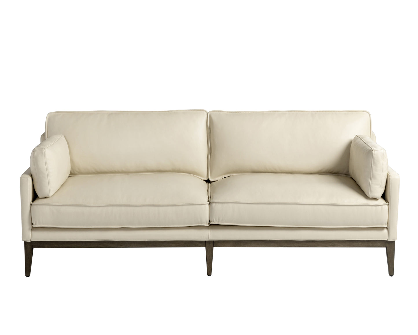 NAHLA MACKENZIE SOFA - ASTORIA CREAM LEATHER