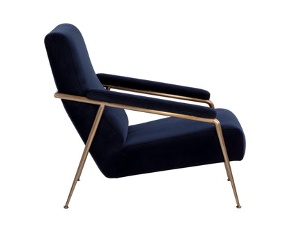 NAHLA TUTTI LOUNGE CHAIR - ABBINGTON NAVY