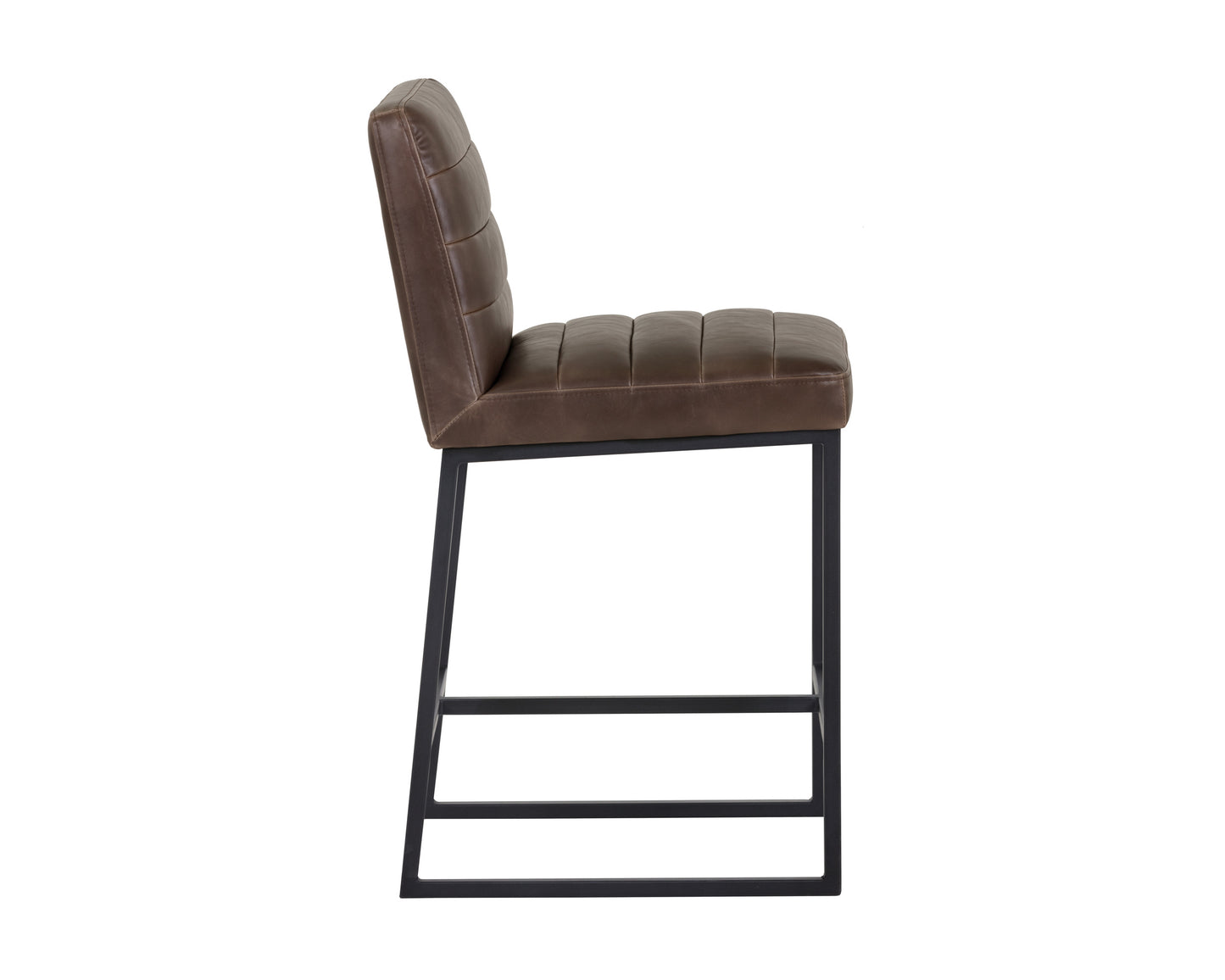 NAHLA SPYROS COUNTER STOOL - HAVANA DARK BROWN