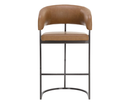 NAHLA MARRIS BARSTOOL - GUNMETAL - MILLIKEN COGNAC