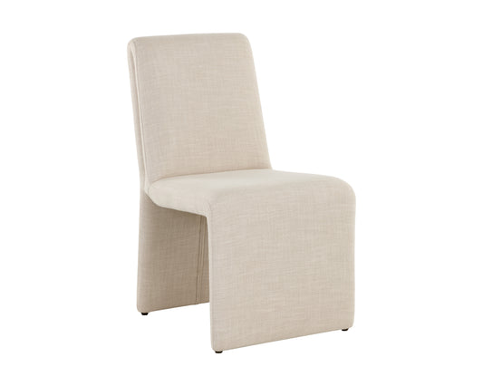 NAHLA CASCATA DINING CHAIR - EFFIE LINEN