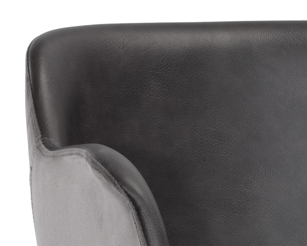 NAHLA OWEN OFFICE CHAIR - TOWN GREY / ROMAN GREY