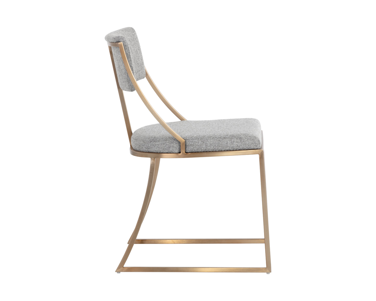 NAHLA MAKENA DINING CHAIR - MONUMENT PEBBLE