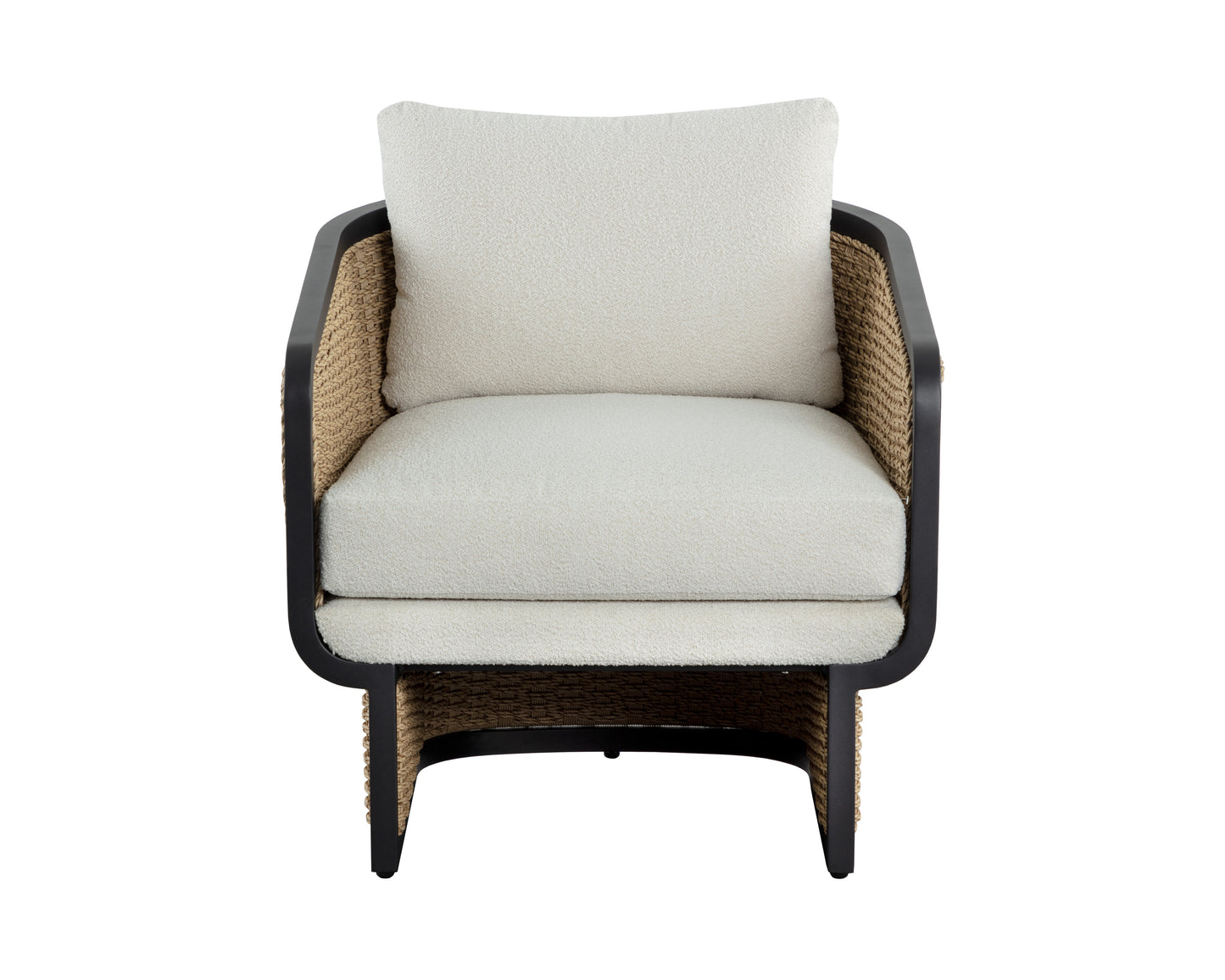 NAHLA OLBIA LOUNGE CHAIR - LOUIS CREAM