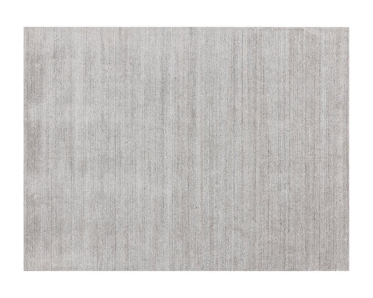 NAHLA ALASKA HAND-LOOMED RUG - GREY / IVORY - 9' X 12'