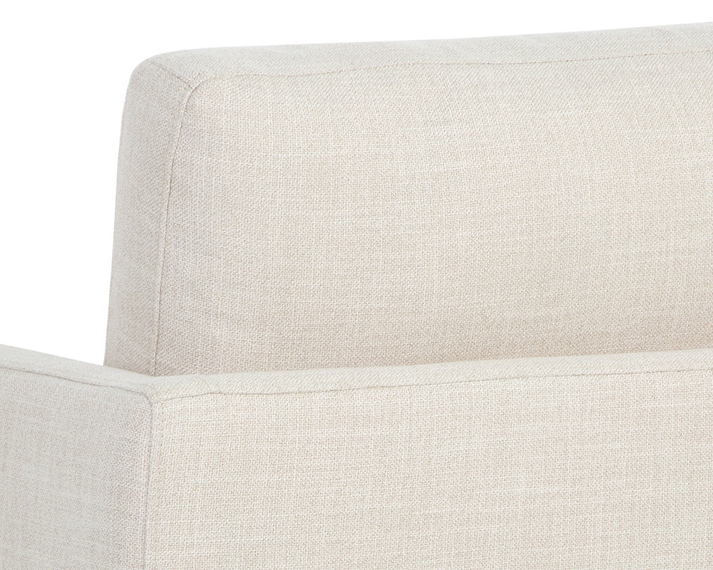 NAHLA PORTMAN SWIVEL LOUNGE CHAIR - EFFIE LINEN