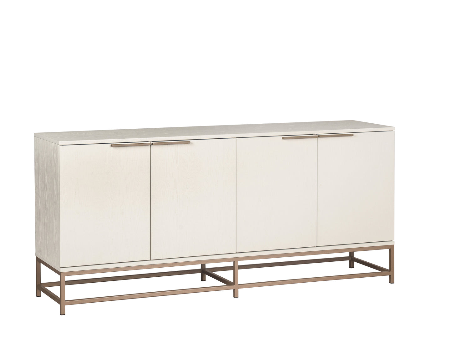 NAHLA REBEL SIDEBOARD - LARGE - CHAMPAGNE GOLD - CREAM