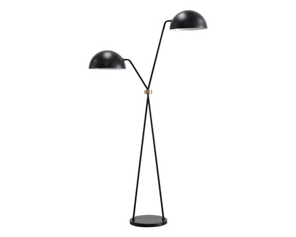 NAHLA FAVEN FLOOR LAMP - BLACK