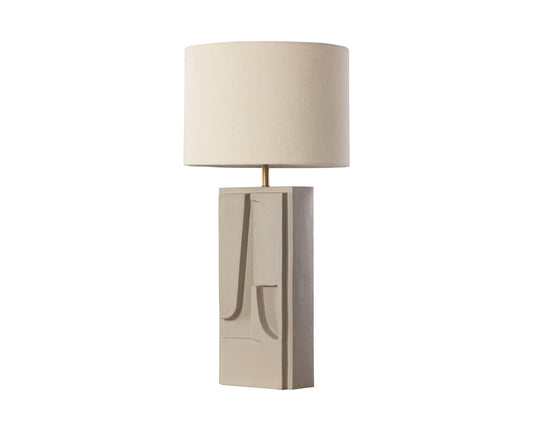 NAHLA DIRSAN TABLE LAMP - TAUPE