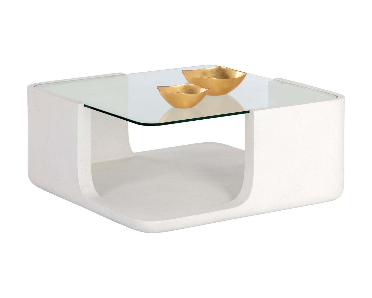 NAHLA ODIS COFFEE TABLE - WHITE