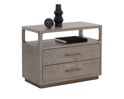 NAHLA DANETTE NIGHTSTAND - GREY