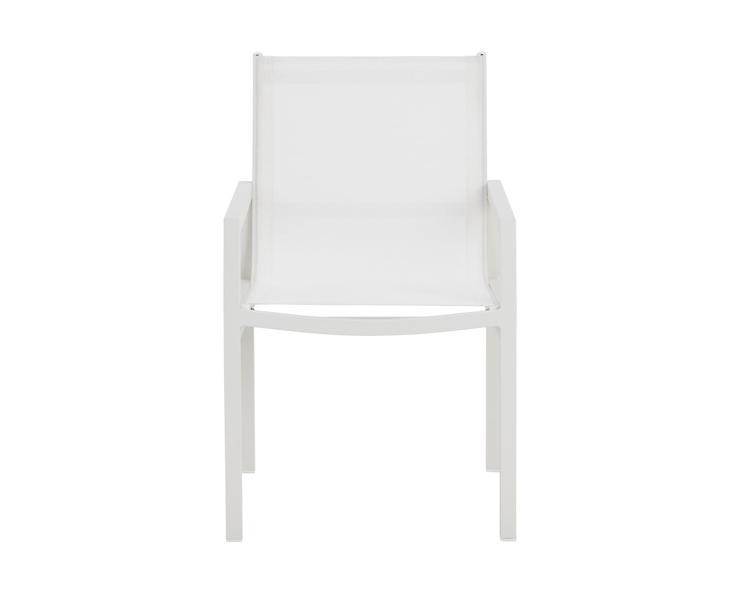 NAHLA MERANO DINING ARMCHAIR - WHITE