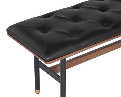 NAHLA STATEN BENCH - BLACK