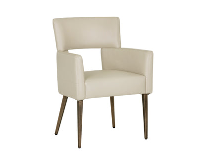 NAHLA AMERIE DINING ARMCHAIR - CASTILLO CREAM