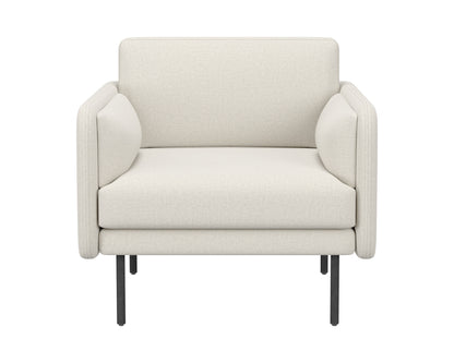 NAHLA LUELLA ARMCHAIR - MINA IVORY