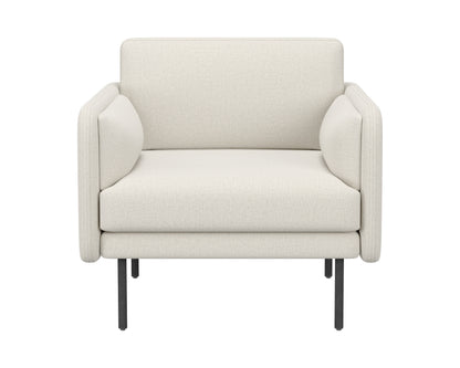 NAHLA LUELLA ARMCHAIR - MINA IVORY