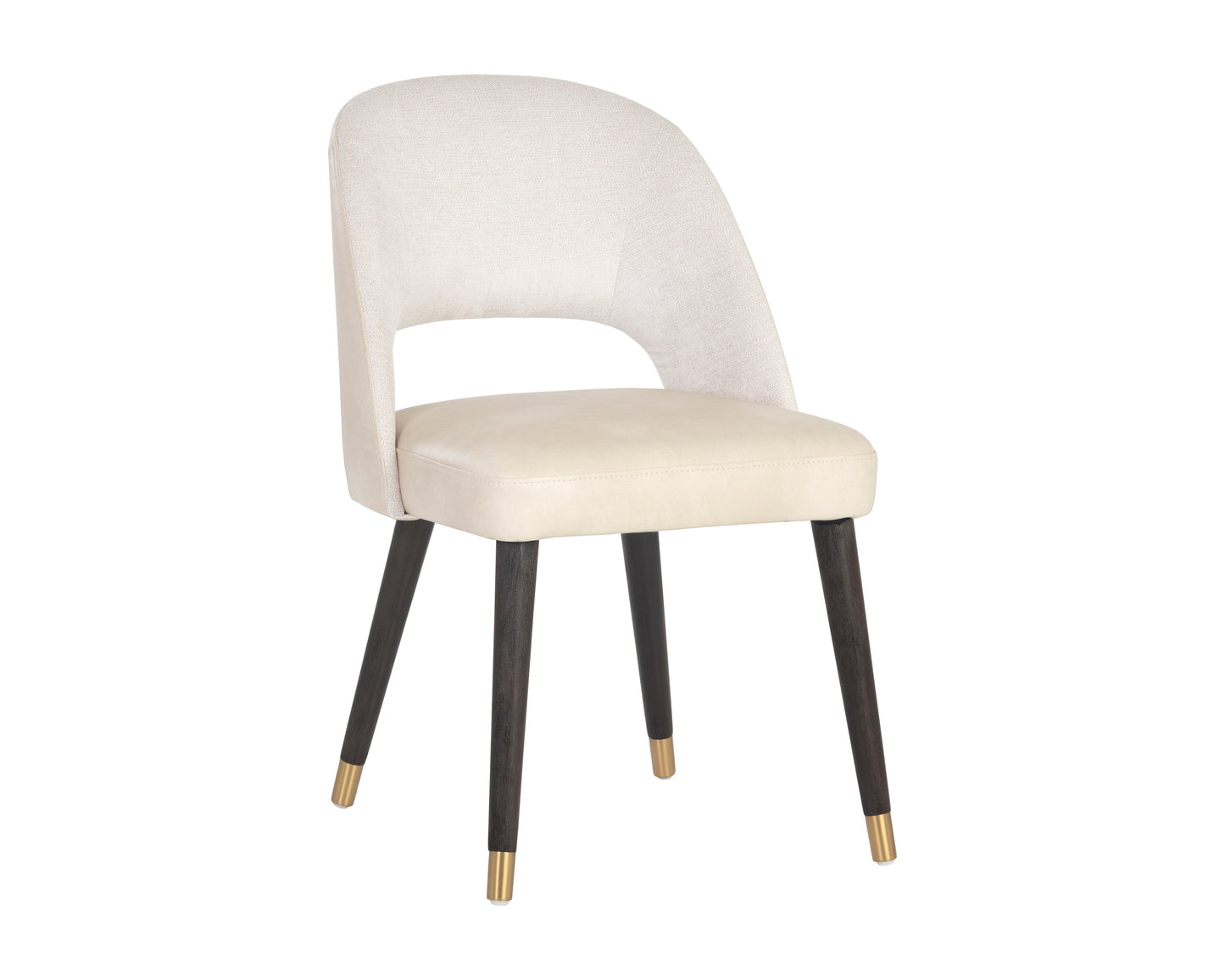 NAHLA MONAE DINING CHAIR - BRAVO CREAM / POLO CLUB MUSLIN