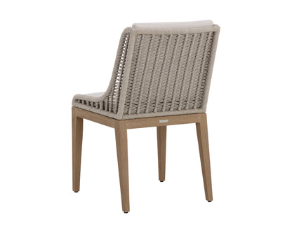 NAHLA SORRENTO DINING CHAIR - DRIFT BROWN - PALAZZO CREAM