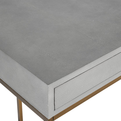 NAHLA JIRO DESK - GREY SHAGREEN