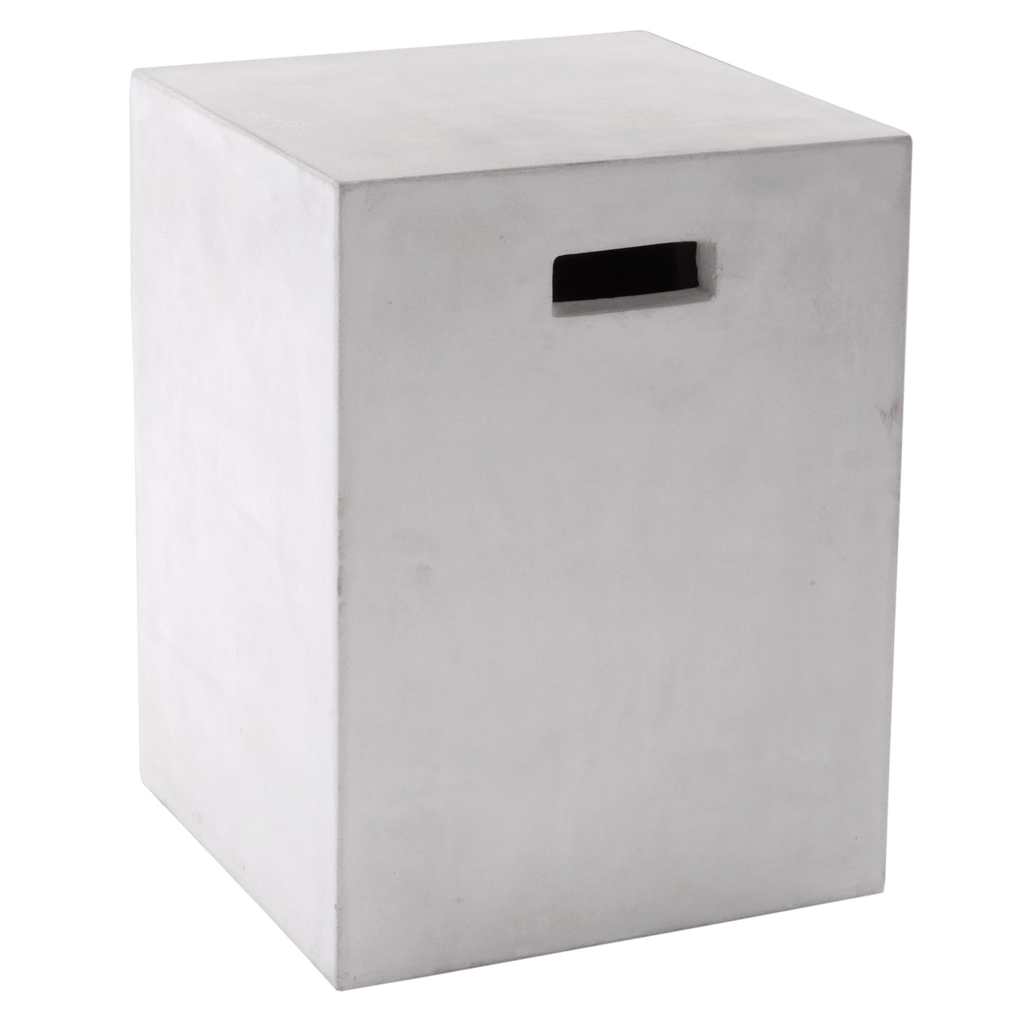 NAHLA CASTOR END TABLE - WHITE