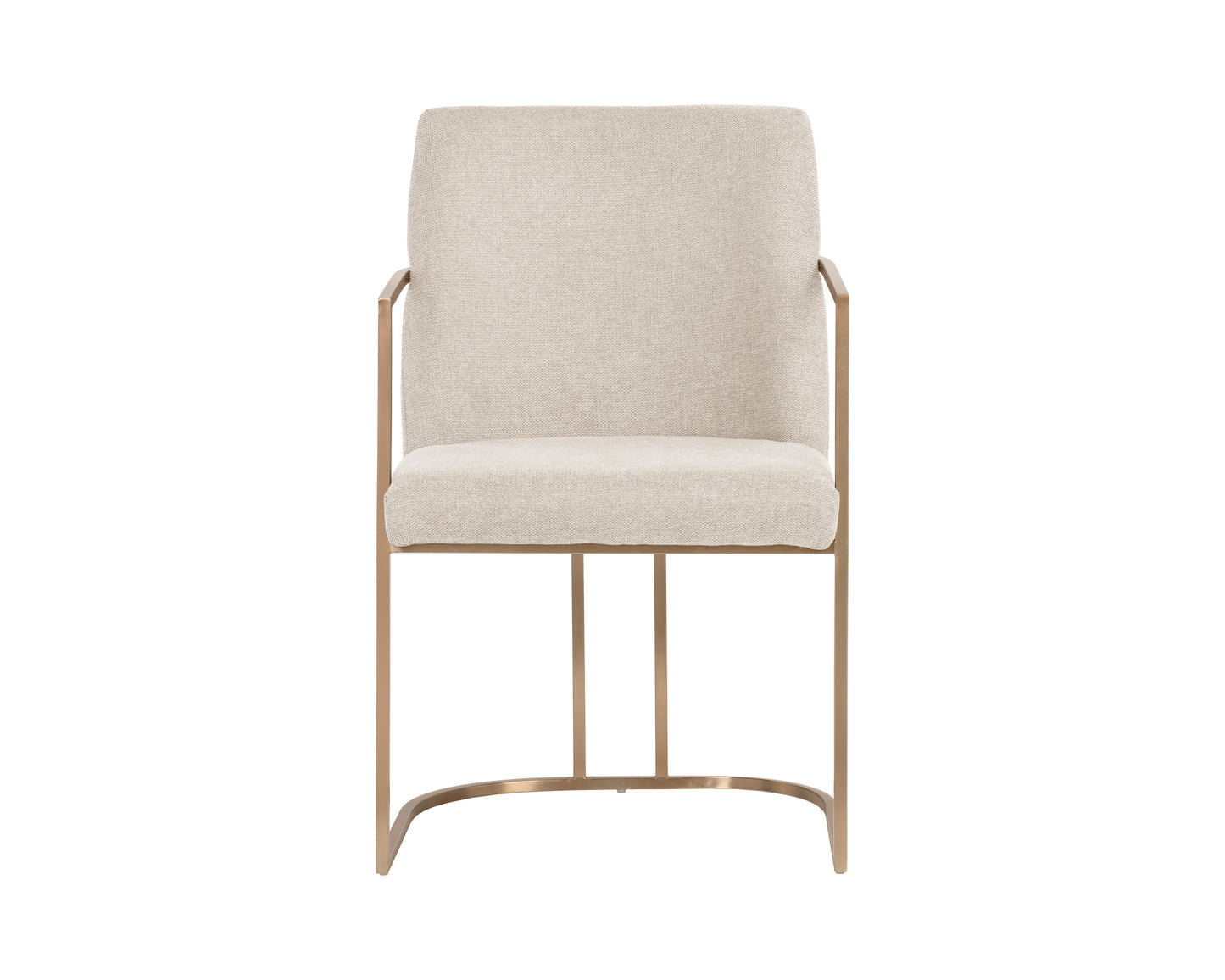 NAHLA RAYLA DINING ARMCHAIR - BELFAST OATMEAL