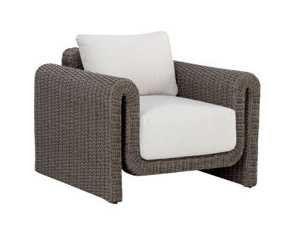 NAHLA TIBI LOUNGE CHAIR - GREY / LOUIS CREAM