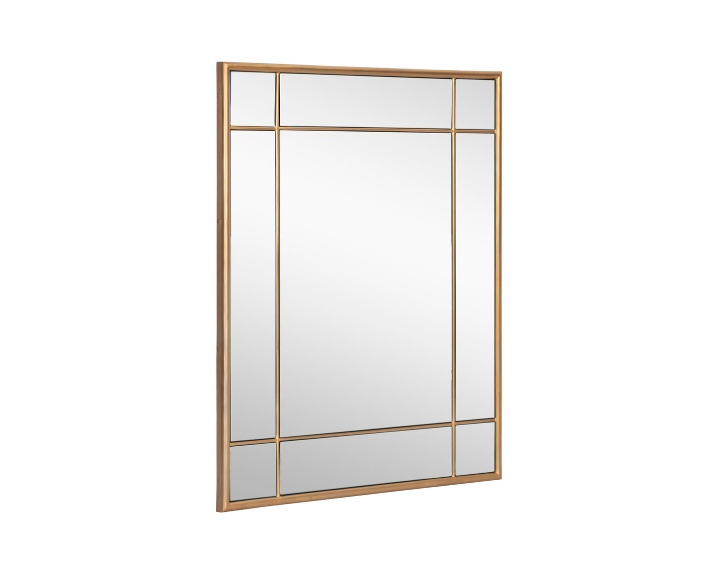 NAHLA PASADENA WALL MIRROR - BRASS