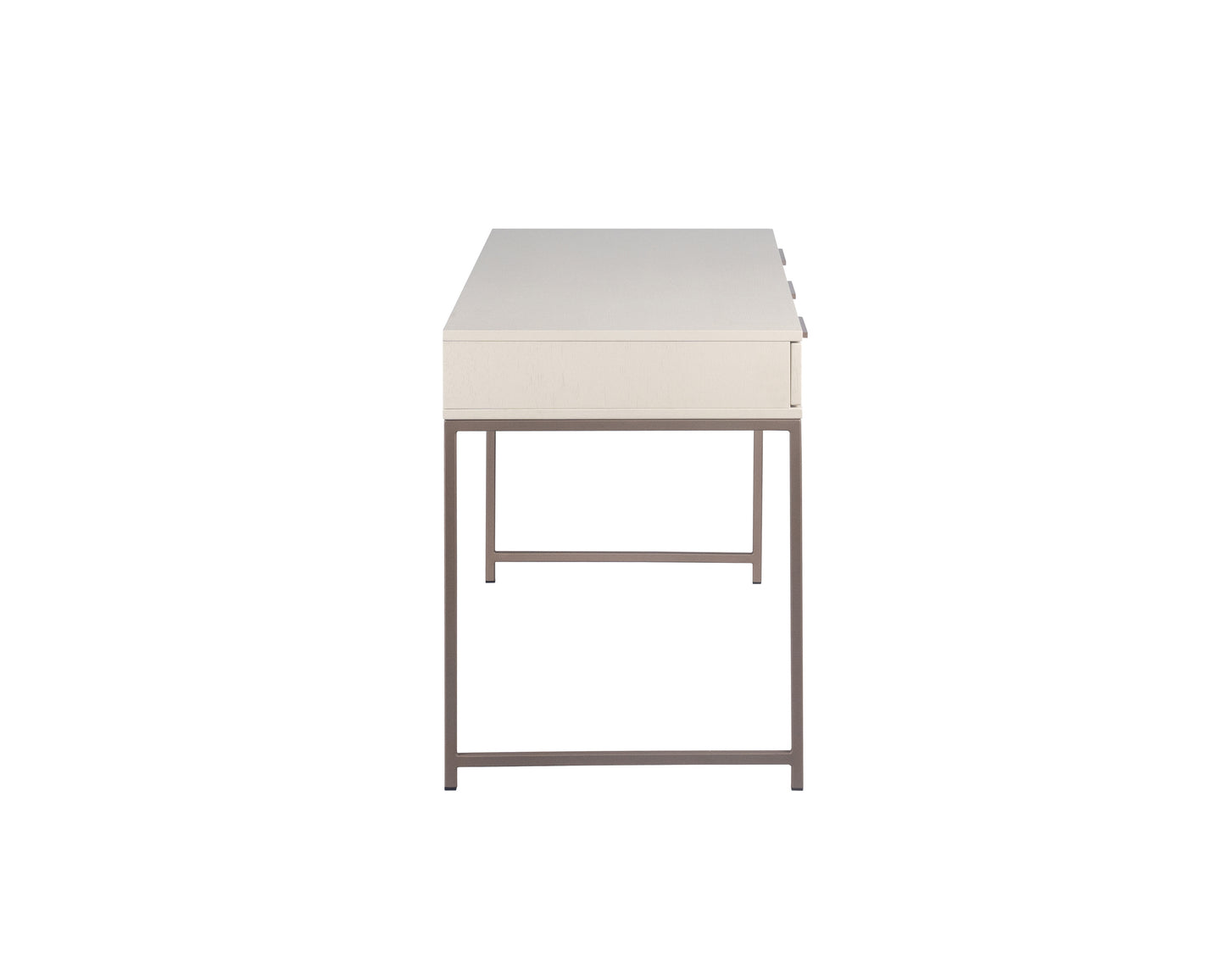 NAHLA REBEL DESK - CHAMPAGNE GOLD - CREAM