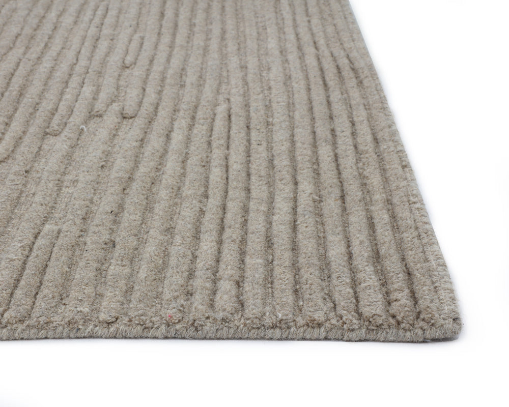 NAHLA DEVA HAND-WOVEN RUG - TAUPE - 10' X 14'