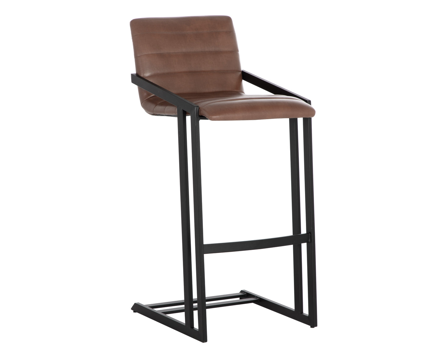 NAHLA WEBBER BARSTOOL - BRAVO COGNAC