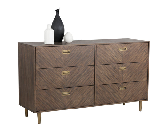 NAHLA GREYSON DRESSER - SMOKE ACACIA